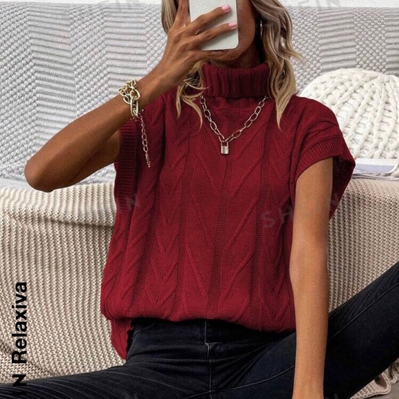 NWOT Sleeveless Sweater - Picture 4 of 5